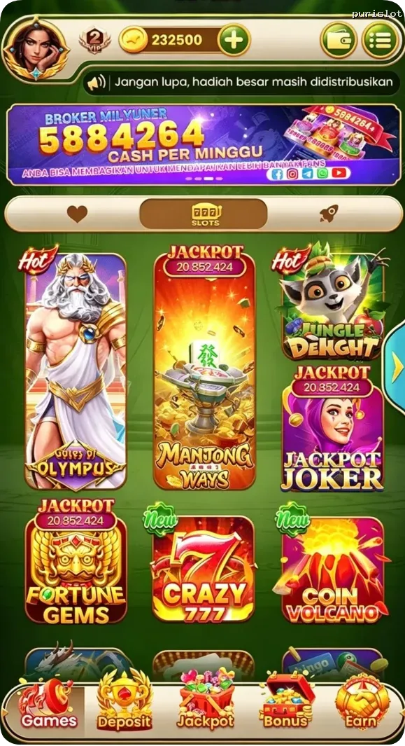purislot Preview - Resmi Unduh
